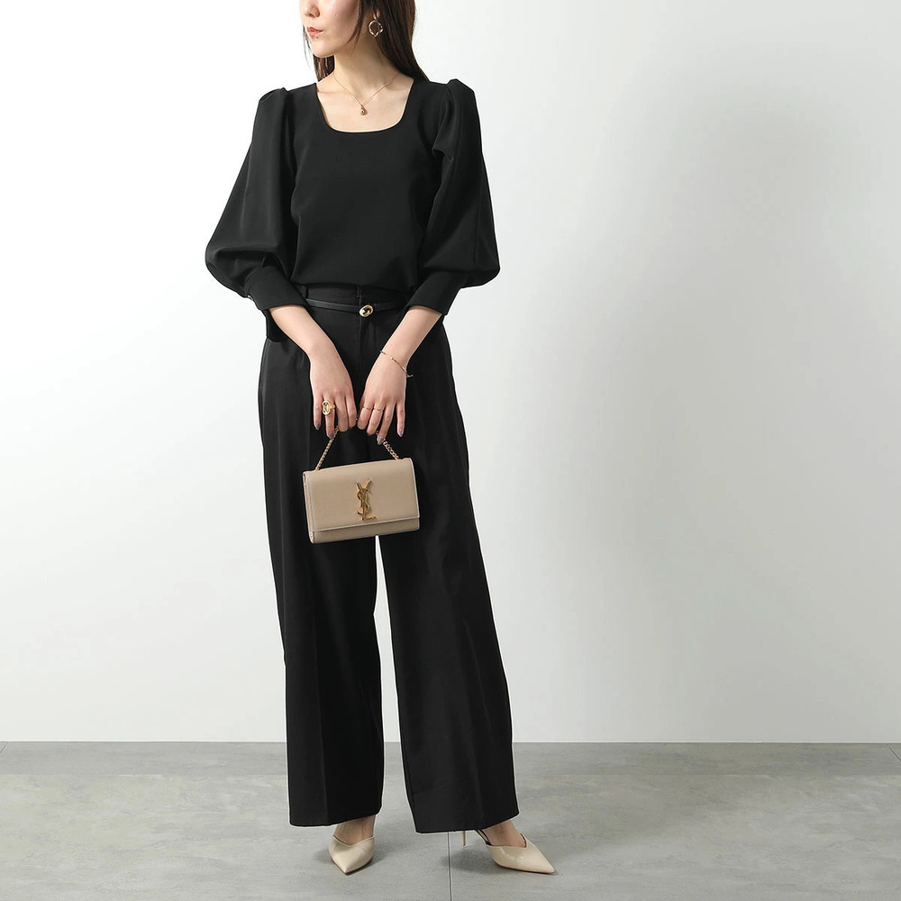 Saint Laurent KATE Shoulder Cassandra Bag Black